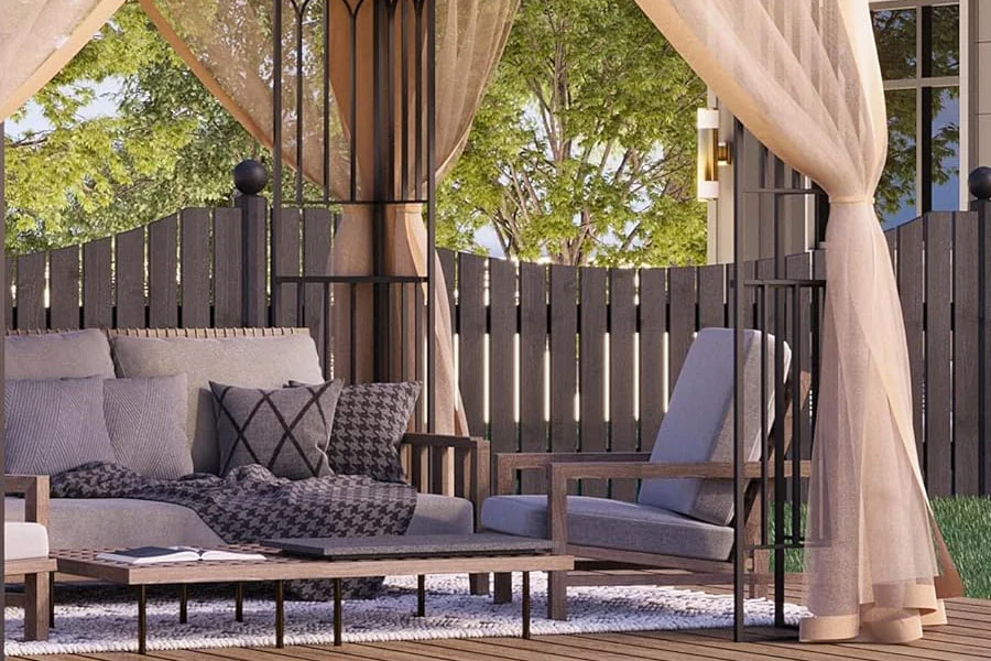 best pop up gazebo with netting and curtains