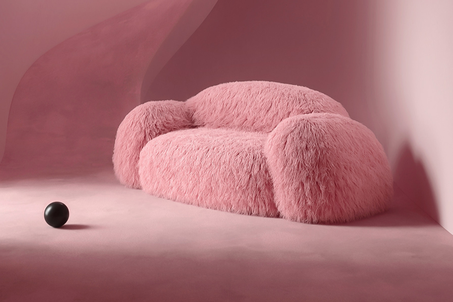 plush sofa couch